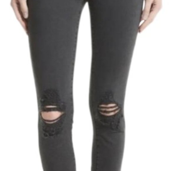 L’AGENCE Margot High Rise Skinny Destructed Jeans Sz 26 MSRP$245 - Picture 3 of 10